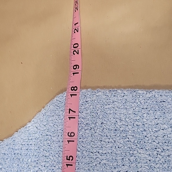 Anthropologie Moth Size L Knit Tank Top Sweater, Powder Blue, Exc Used Condition - Picture 7 of 11